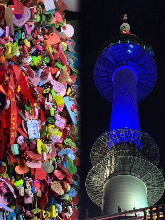  🌟 夜幕下的首爾：南山公園與首爾塔的浪漫體驗 🌌