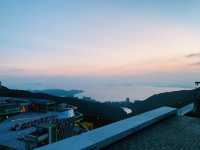 Golden Glow to Neon Brilliance: The Peak at Sunset