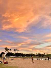 【ハワイ|ホノルル】Ala Moana Beach⛱️
