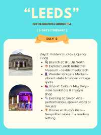 Leeds 3-days itinerary 