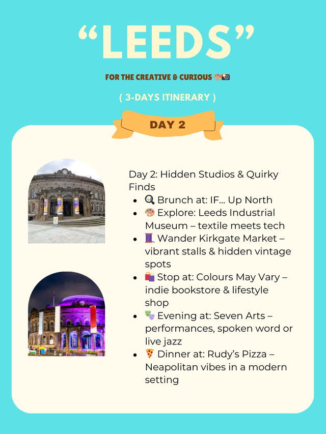 Leeds 3-days itinerary 