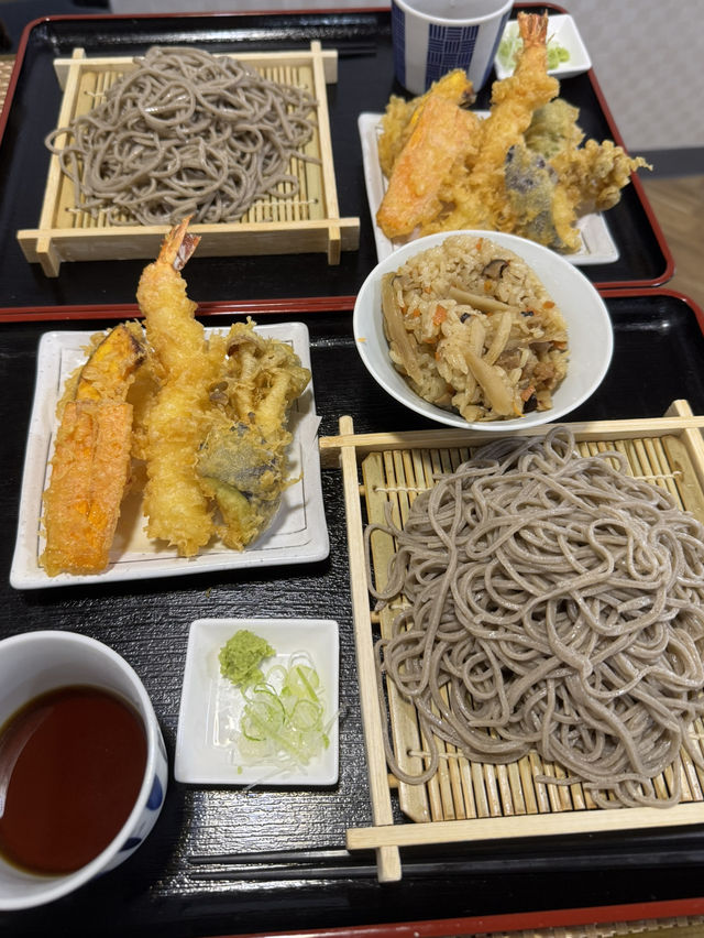 【福岡グルメ】自家製粉の蕎麦で毎朝打たれる外一蕎麦が食べられるお店🥢