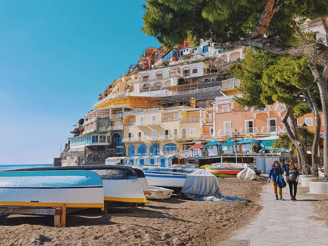 Springtime Coastline Drive in the Amalfi Coast