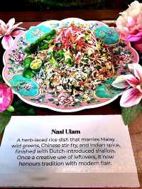 Peranakan culinary spotlight in Sentosa Sensoryscapes
