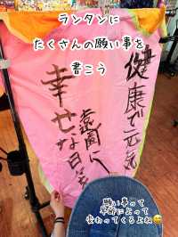 願い事を書いたランタン(天燈)を飛ばそう