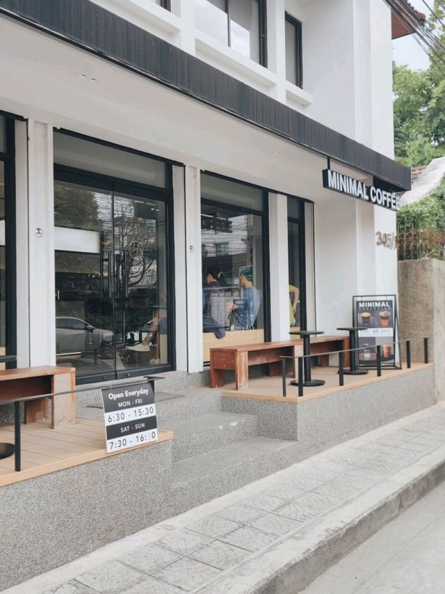 ☕ : MINIMAL COFFEE BANGKOK คาเฟ่หลักสี่