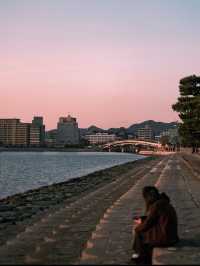 🌅島根・松江｜宍道湖｜夕日に染まる湖畔で、心ほどける絶景のひととき🦢✨