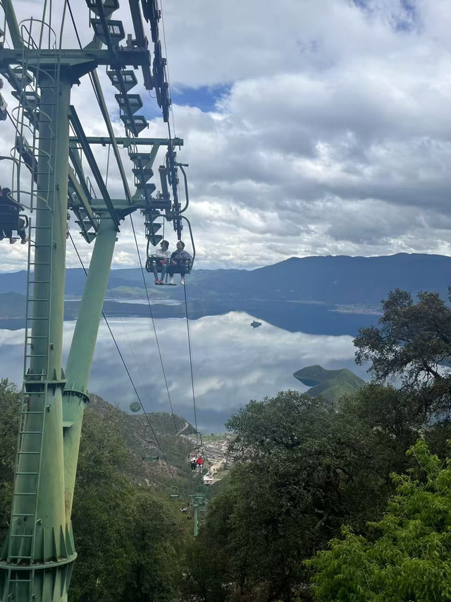 🏔️ Gemu Goddess Mountain — The Sleeping Beauty of Lugu Lake 💫🌿