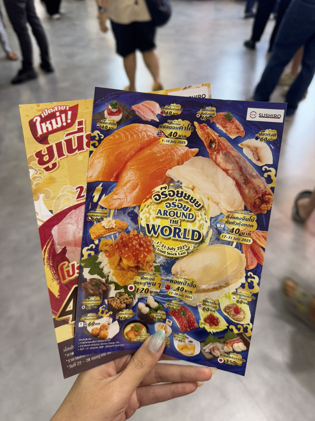 🍣✨ รีวิว Sushiro สาขาใหม่ Union Mall