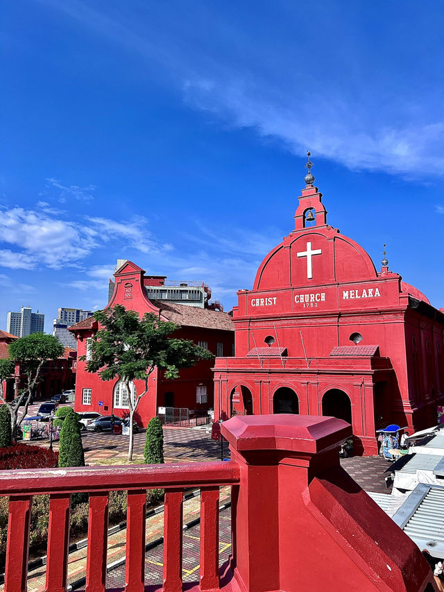 ［馬六甲旅遊］在馬六甲的歐式建築🏰荷蘭紅屋廣場（維多利亞女皇噴泉⛲️、馬六甲鐘樓🔔、基督堂✝️）