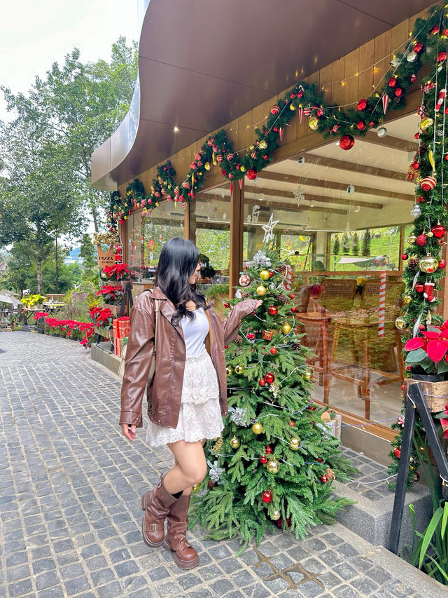 🍃คาเฟ่สไตล์แคมป์มีน้ำตกอลังมาก🤩