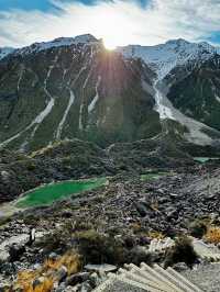 Exploring the Blue Lakes and Tasman Glacier Walks in Canterbury