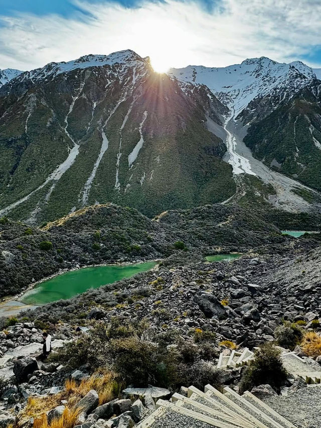 Exploring the Blue Lakes and Tasman Glacier Walks in Canterbury