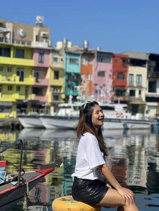 Zhengbin Port Color Houses ไต้หวัน
