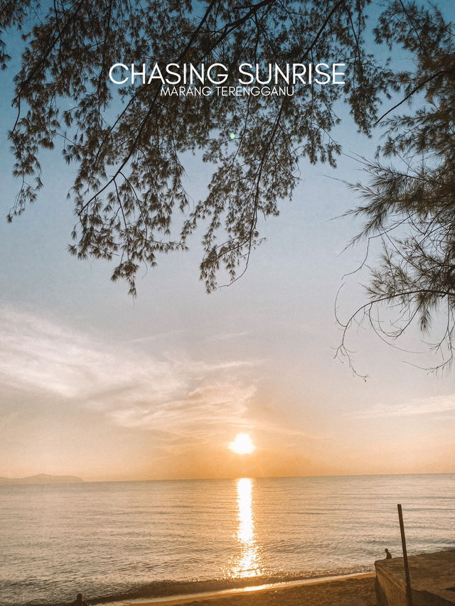 Chasing Sunrise and Sea Breeze at Marang Beach 🫧✨