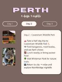 Budget Perth tips🪙