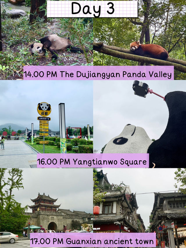 แพลนเที่ยว เฉิงตู 3 วัน 3คืน