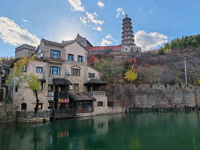 Autumn Charm of the Water Town at the Foot of the Great Wall Autumn Charm of the Water Town at the Foot of the Great Wall