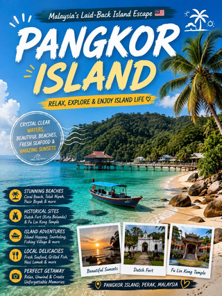 🏝️ Pangkor Island – Malaysia's Laid-Back Tropical Escape 🇲🇾✨
