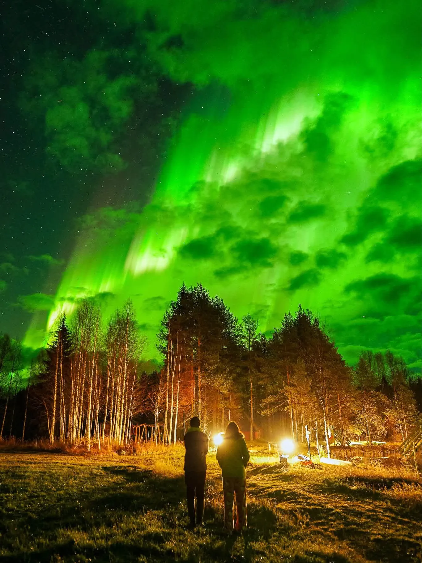 ROVANIEMI NORTHERN LIGHTS: THE NIGHT THE SKY TURNED GREEN 🇫🇮✨