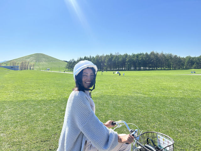 Cycling experience around Moerenuma park