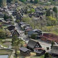 You can see the original scenery of Japan