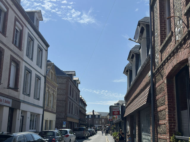 Charming coastal town in Normandy 