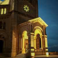Gozo’s Glowing Gem – The Basilica by Night 🌙✨