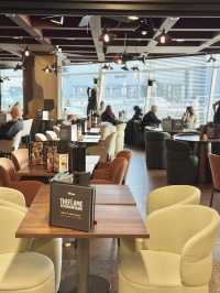 A Calm Airport Morning at The Flame Restaurant & Bar 🥐