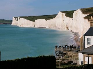 The White Cliffs of Dover: Where England Meets the Sea.