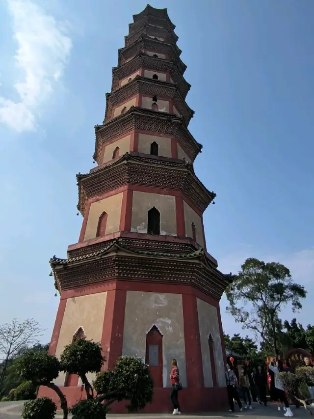 Beautiful pagoda at lotus mountain
