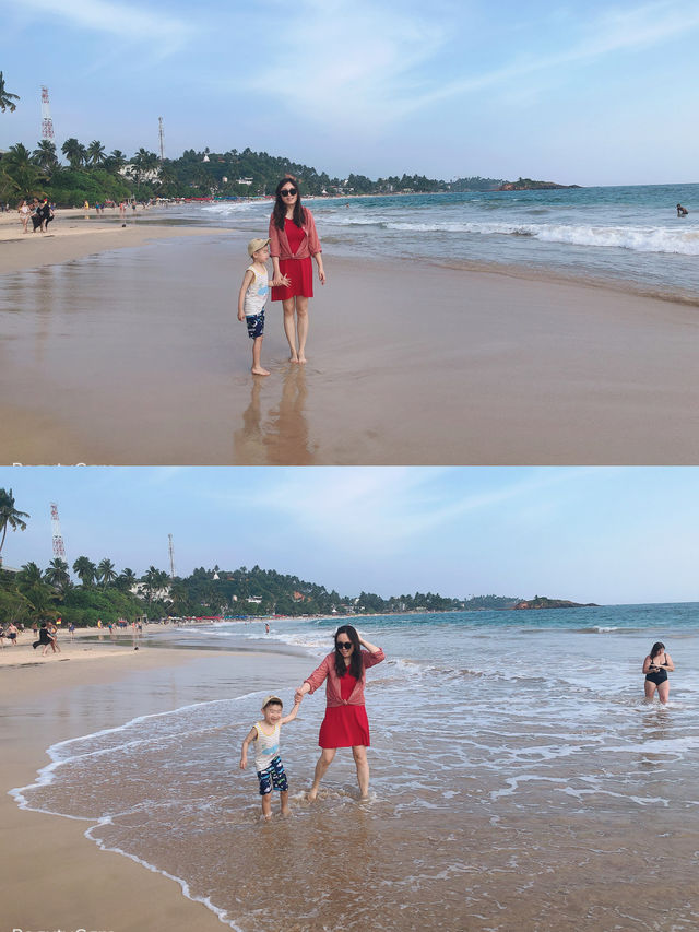 Surfing at Mirissa Beach🏄🏻‍♀️Having fun👏👏👏