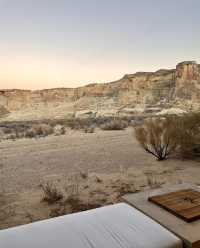 Amangiri, the loneliest hotel in the world, surrounded by the vast walls of the desert.
