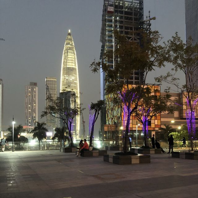 A mall for night and day in Shenzhen 