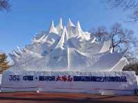 Surrounded by Ice Sculptures