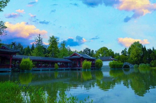四川成都｜南郊公園｜逛城市中的桃花源