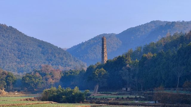 天台，天台山大瀑布，國清寺