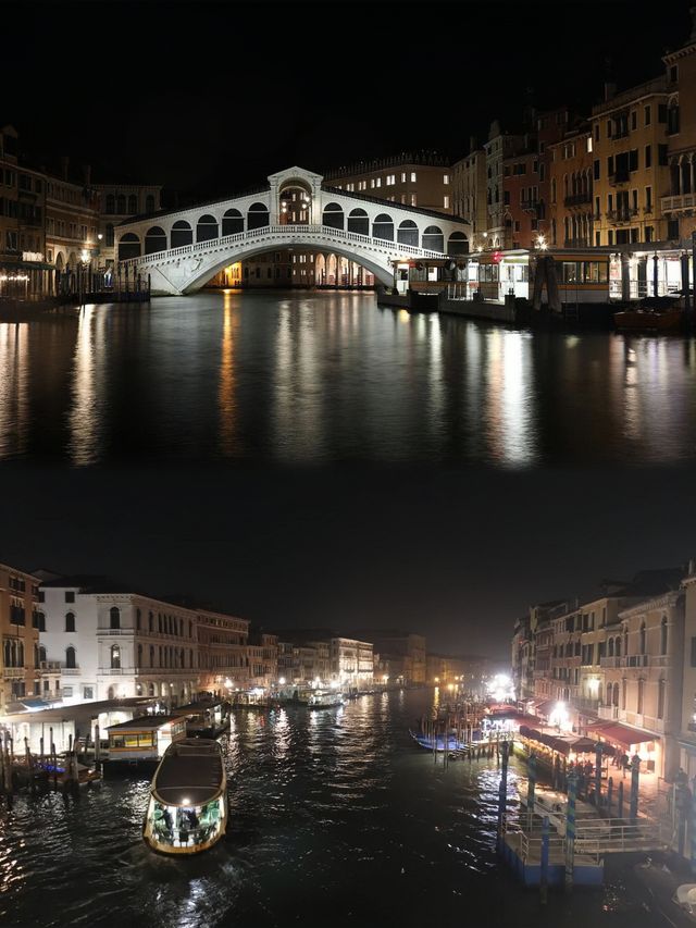 夜色如織，威尼斯大運河的浪漫之夜