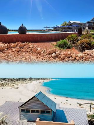 A vacation paradise, the beach at this hotel is stunning.