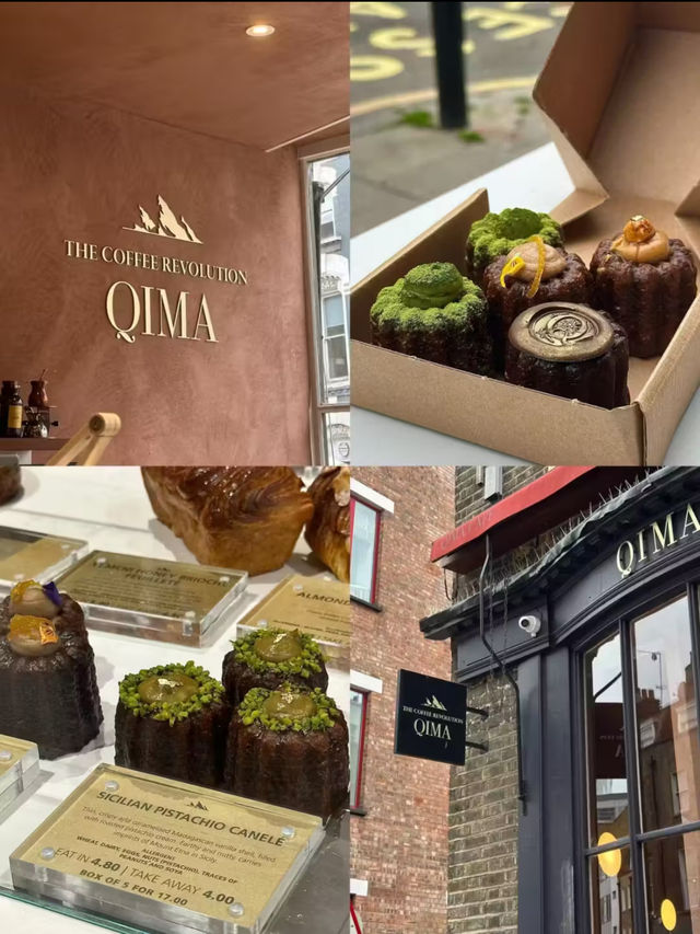 Qima Cafe the best place for coffee in London 🇬🇧