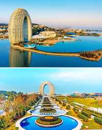 睡進湖州網紅地標建築！太湖邊的月亮酒店