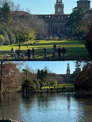 Milan｜It's the beautiful Sempione Park!