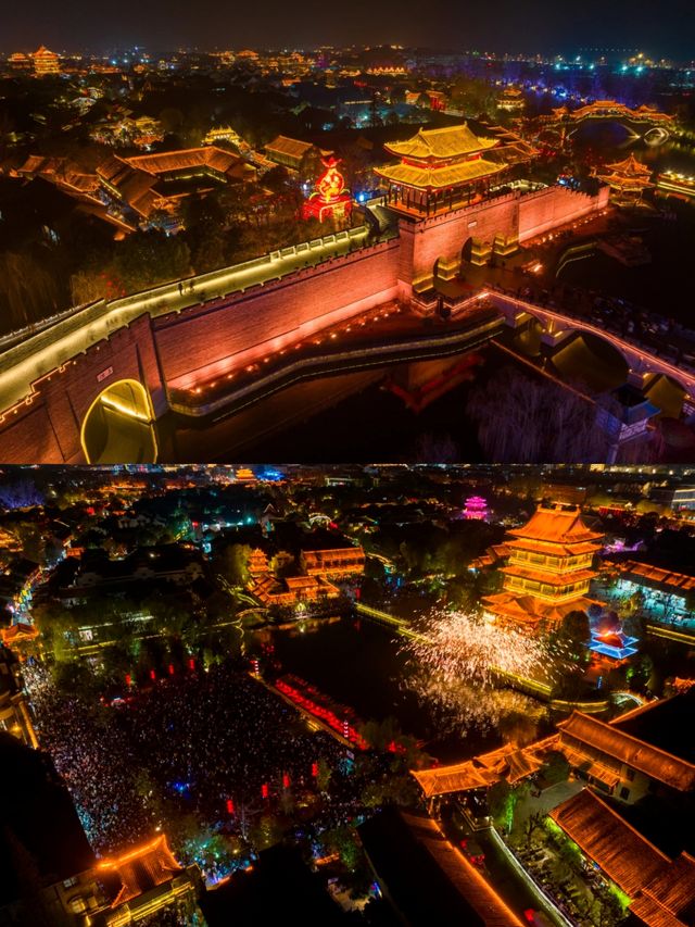 邂逅台兒莊古城，情迷湖光月色觀景客棧