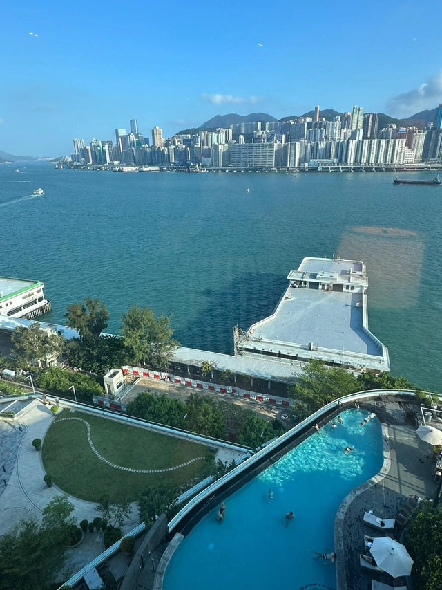 ✨香港嘉里酒店｜有這維港view，還要什麼自行車！🥰