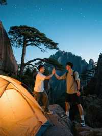 黃山5人兄弟團夏季登山