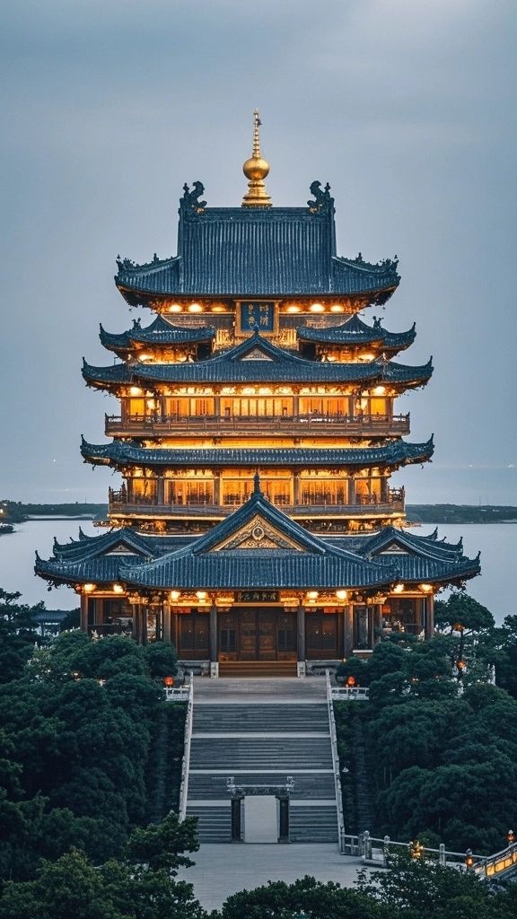 日落絕美古建之旅