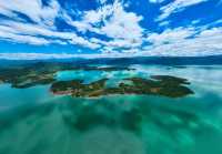 東江湖冬日之美，煙波浩渺霧景壯闊