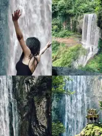 百丈漈的濕身快樂太上頭了