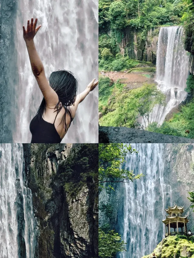 百丈漈的濕身快樂太上頭了 百丈漈的濕身快樂太上頭了