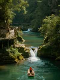 恩施屏山親子攻略帶娃打卡懸浮船仙境